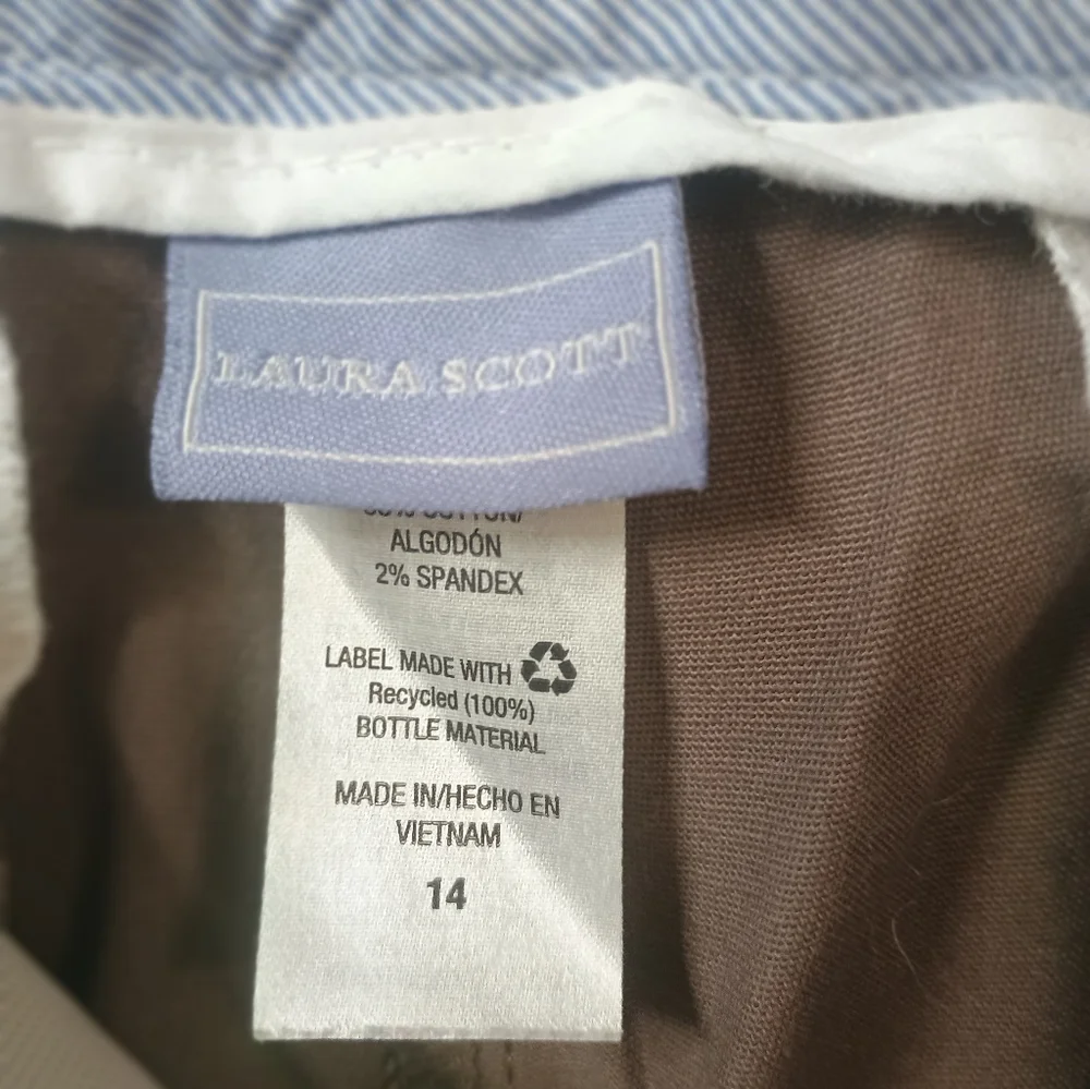 Laura Scott Ladies Pants Size 12 - Picture 2 of 5